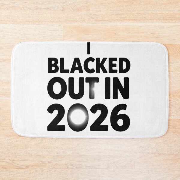 Item preview, 2026 Total Solar Eclipse Blackout Humor designed and sold by Gallery-yuuna .