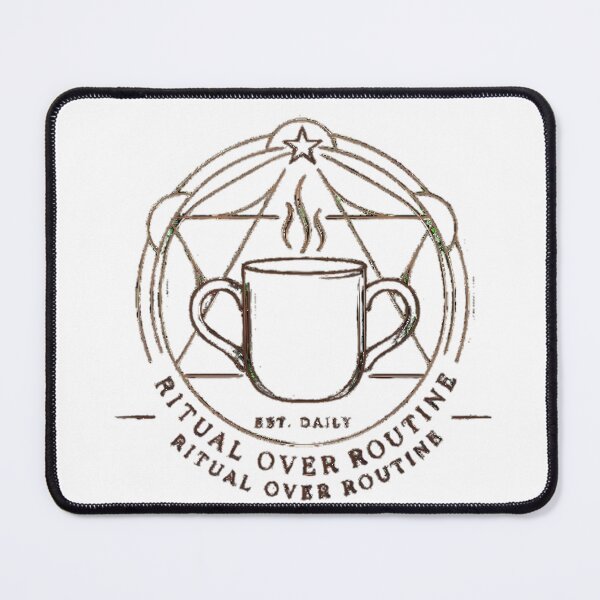 Item preview, Ritual Over Routine – Mindful Coffee Lifestyle Shirt 3 designed and sold by Iceyfun.