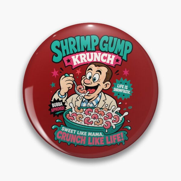 Item preview, Shrimp Gump Krunch designed and sold by BrambleBox.