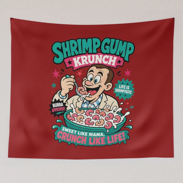 Item preview, Shrimp Gump Krunch designed and sold by BrambleBox.