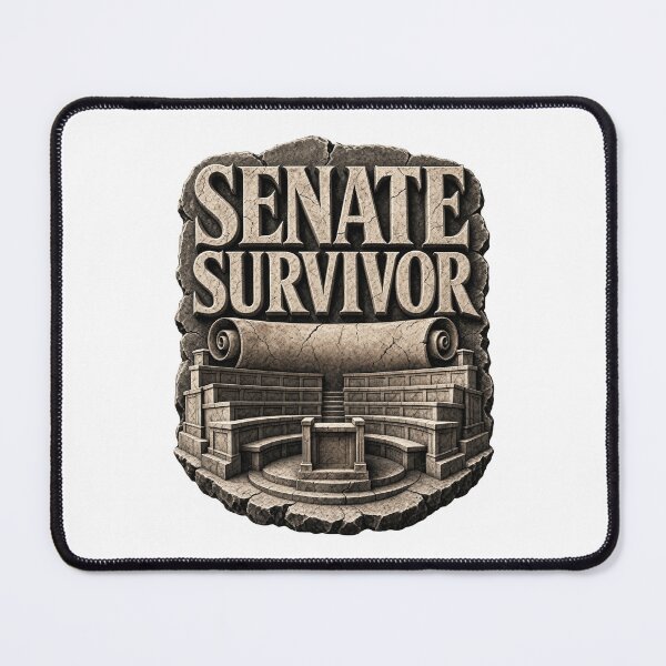 Item preview, Museum poster Roman Senate Survivor designed and sold by pirminio.