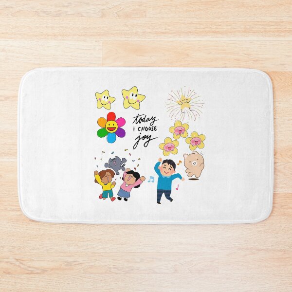 Item preview, Today I Choose Joy – Cute Happy Aesthetic Stickers Collection designed and sold by Emianartstudio.