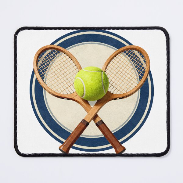 Item preview, Vintage Tennis Club Wooden Rackets Crest designed and sold by Gallery-yuuna .