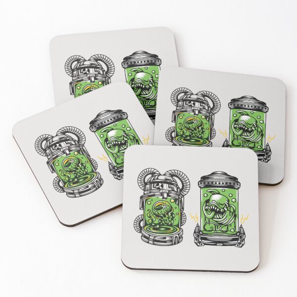 Item preview, Sci-Fi Mutant Creature Bio-Jar Tattoo Flash designed and sold by 七十紋身.