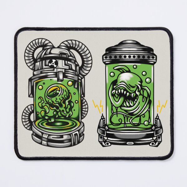 Item preview, Sci-Fi Mutant Creature Bio-Jar Tattoo Flash designed and sold by 七十紋身.
