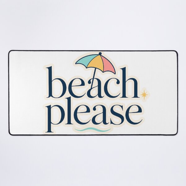 Item preview, Beach Please – Typographic design with a fun quote about the beach for summer designed and sold by FusiTink.