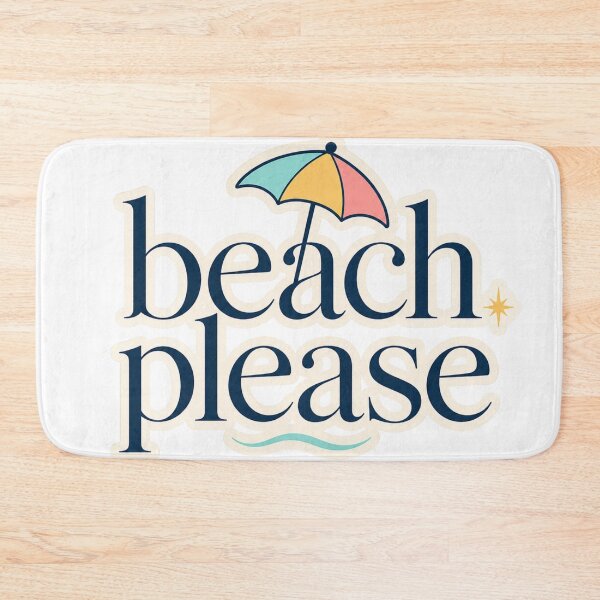 Item preview, Beach Please – Typographic design with a fun quote about the beach for summer designed and sold by FusiTink.