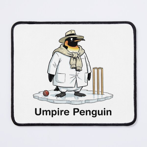 Item preview, cricket umpire empire penguin designed and sold by goatboyjr.