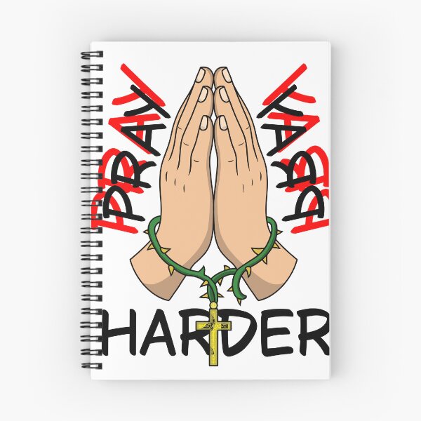 Item preview, Pray Harder designed and sold by WiltedBoneCo.
