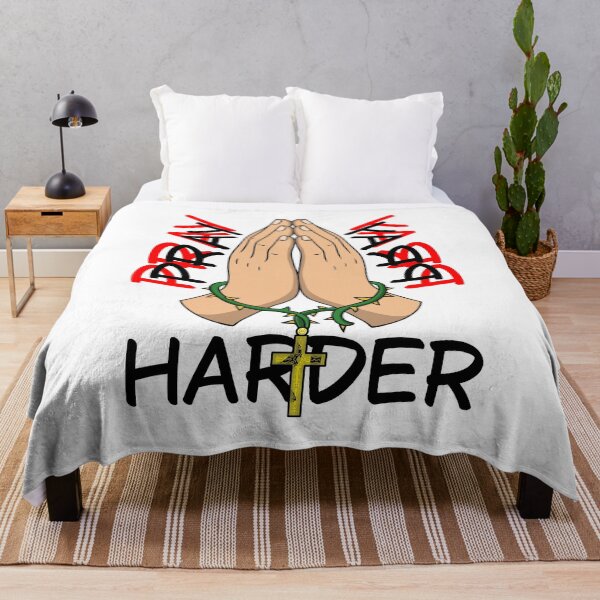 Item preview, Pray Harder designed and sold by WiltedBoneCo.