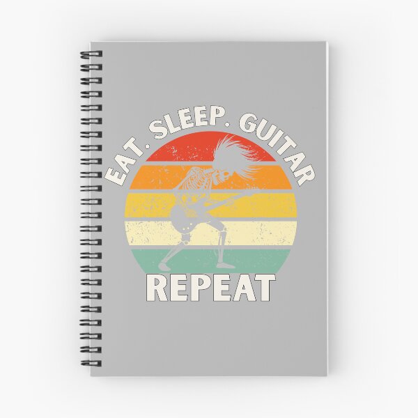 Item preview, Eat. Sleep. Guitar. Repeat Skeleton Design designed and sold by OldSkullDesigns.