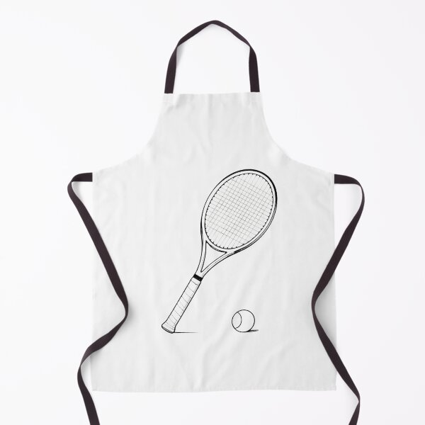 Item preview, Minimalist Tennis Racket Line Art designed and sold by Gallery-yuuna .