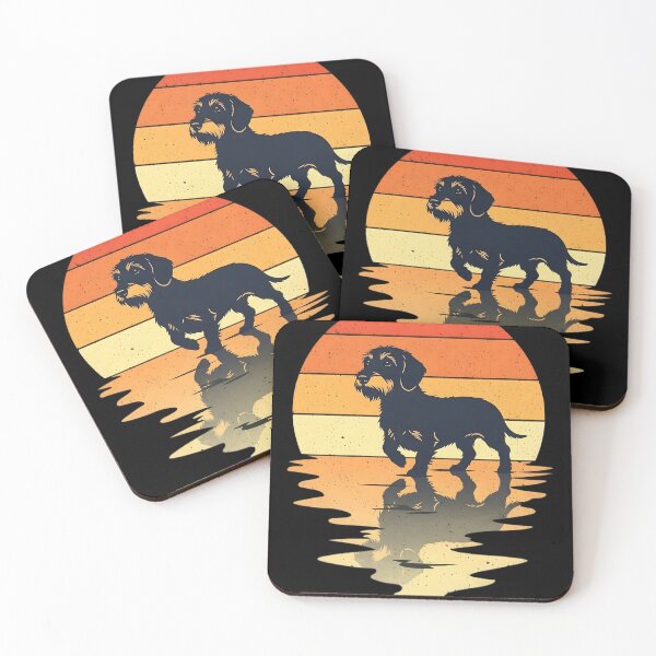 Item preview, Dachshund Retro Sunset Vintage Sausage Dog Lover designed and sold by Occasional House.