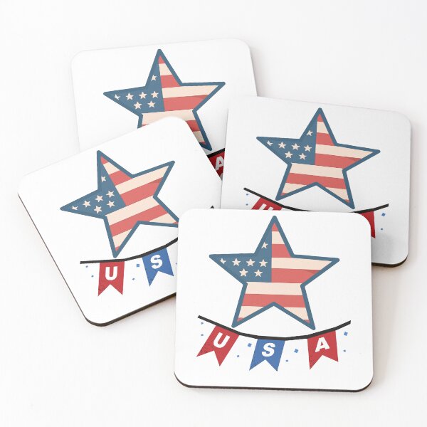 Item preview, American flag with a star - INDEPENDENCE DAY  designed and sold by Tshirtmania4you.