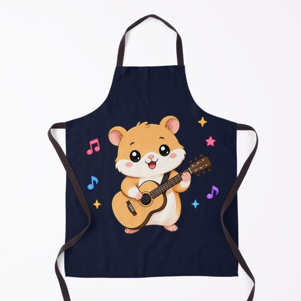 Item preview, Cute Hamster Playing Acoustic Guitar Cartoon Music designed and sold by Seculinator.