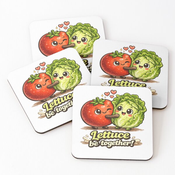 Item preview, Lettuce be together designed and sold by AllThePixels.