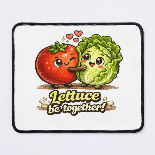 Item preview, Lettuce be together designed and sold by AllThePixels.