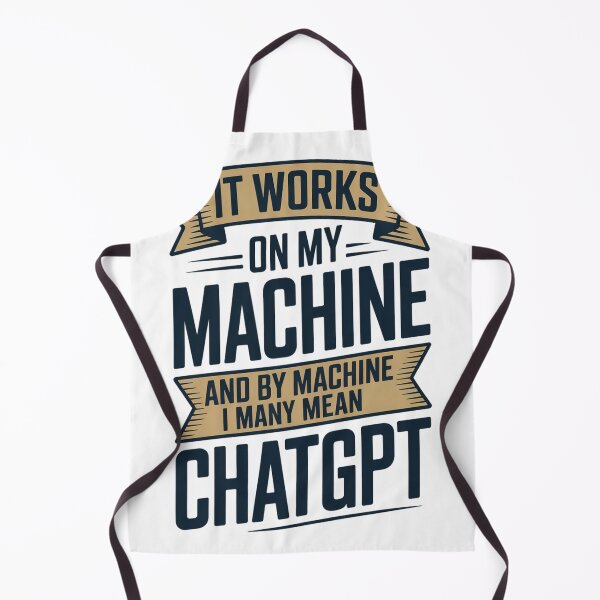 Item preview, It Works On My Machine Vintage AI Programmer designed and sold by Bianca Oltean.