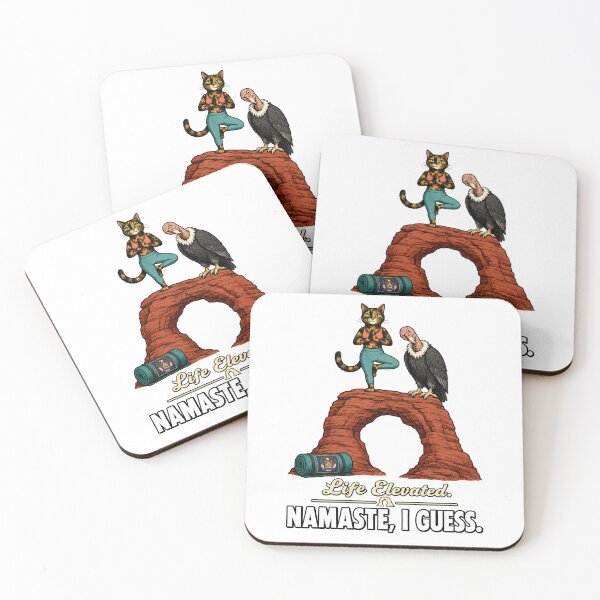 Item preview, Utah — Tortoiseshell Cat Yoga Red Rock Vulture Humor Gift designed and sold by Martin's_Design.