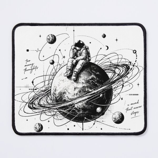 Item preview, Orbiting My Thoughts designed and sold by thesmokeydogs.