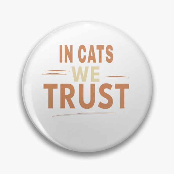 Item preview, In Cats We Trust Funny Cat Lover Typography T-Shirt designed and sold by HeartAndArtShop.