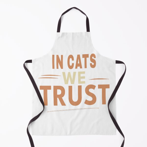 Item preview, In Cats We Trust Funny Cat Lover Typography T-Shirt designed and sold by HeartAndArtShop.