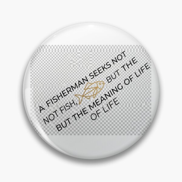 Item preview, "A Fisherman Seeks Meaning" designed and sold by NoFishToday.