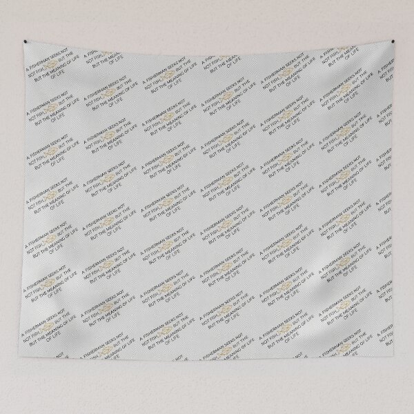 Item preview, "A Fisherman Seeks Meaning" designed and sold by NoFishToday.