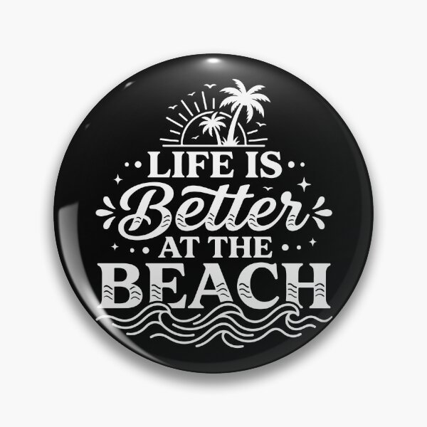 Item preview, Life Is Better At The Beach Cute Summer Vacation Palm Tree designed and sold by raedattia.