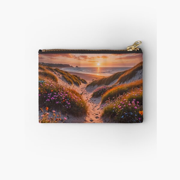 Item preview, Golden Beach Sunset Wall Art designed and sold by BeautifulVirtues.
