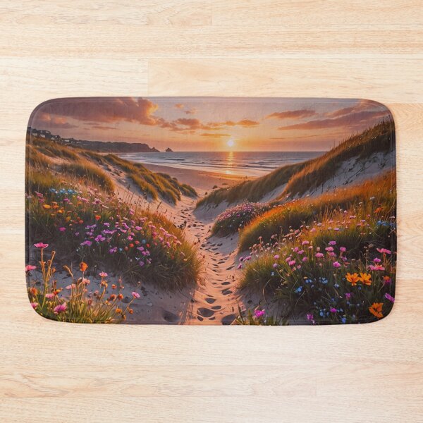 Item preview, Golden Beach Sunset Wall Art designed and sold by BeautifulVirtues.