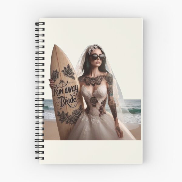 Item preview, Gothic Party Bride Wood Surfboard designed and sold by Voodoo Store Paranormal Collections.