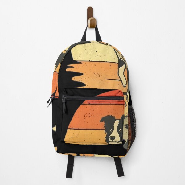 Item preview, Border Collie Retro Sunset Vintage Dog Lover designed and sold by Occasional House.