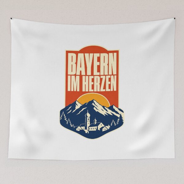 Item preview, Bavaria in our hearts, true Bavarian love of homeland designed and sold by pirminio.