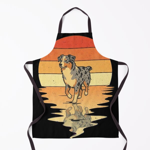 Item preview, Australian Shepherd Retro Sunset Vintage Aussie designed and sold by Occasional House.