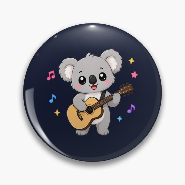 Item preview, Cute Koala Playing Acoustic Guitar Cartoon Music designed and sold by Seculinator.