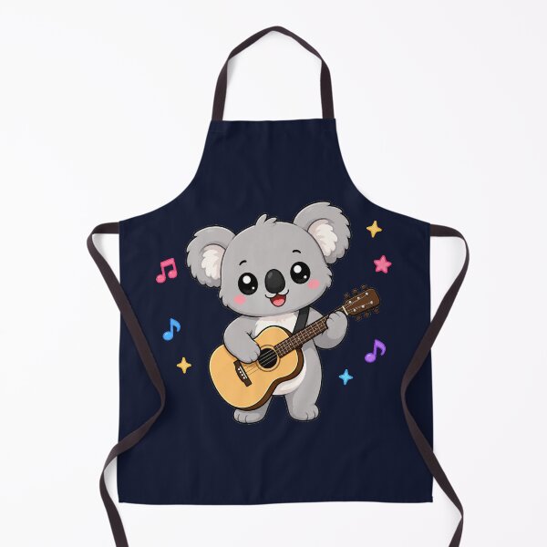 Item preview, Cute Koala Playing Acoustic Guitar Cartoon Music designed and sold by Seculinator.