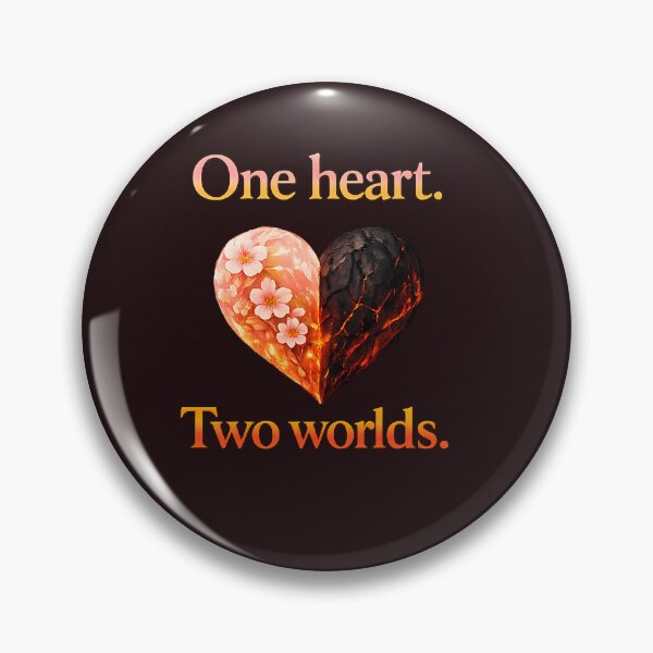 Item preview, One heart. Two worlds. designed and sold by MaxDreamsArt.