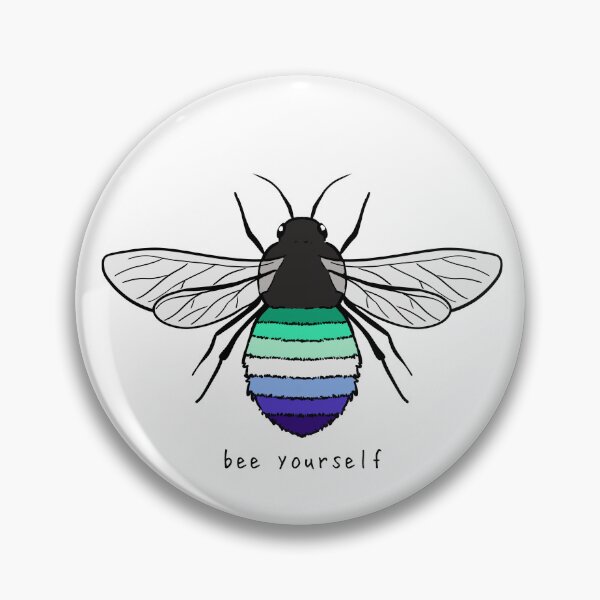 Item preview, Bee Yourself - Gay Pride Flag designed and sold by rorynorth.