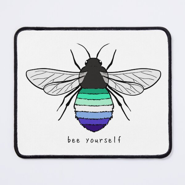 Item preview, Bee Yourself - Gay Pride Flag designed and sold by rorynorth.
