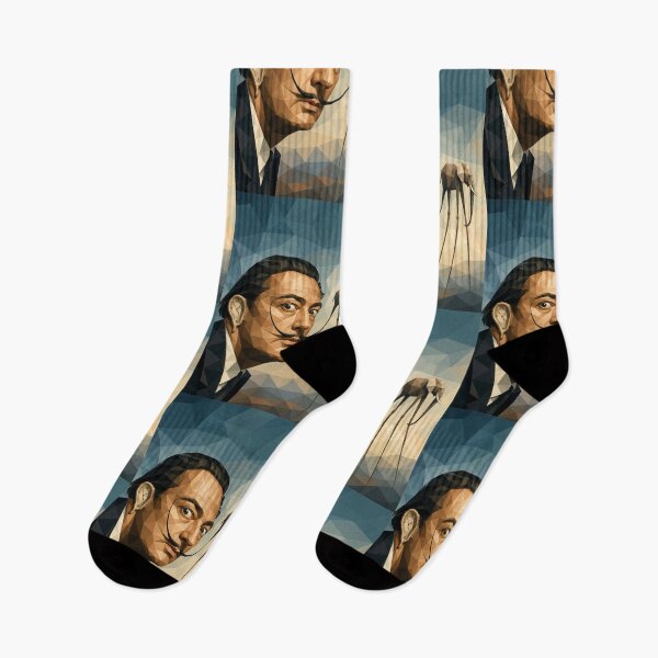 Item preview, Low Poly Salvador Dalí Surreal Portrait designed and sold by LowPolyStars.