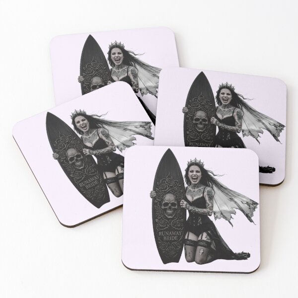 Item preview, Gothic Party Bride Tattoos Kneeling designed and sold by Voodoo Store Paranormal Collections.