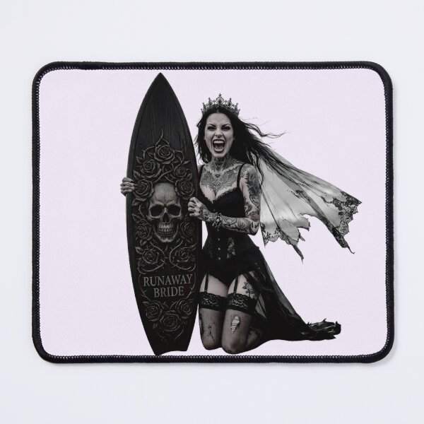 Item preview, Gothic Party Bride Tattoos Kneeling designed and sold by Voodoo Store Paranormal Collections.