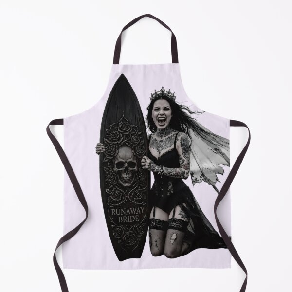 Item preview, Gothic Party Bride Tattoos Kneeling designed and sold by Voodoo Store Paranormal Collections.