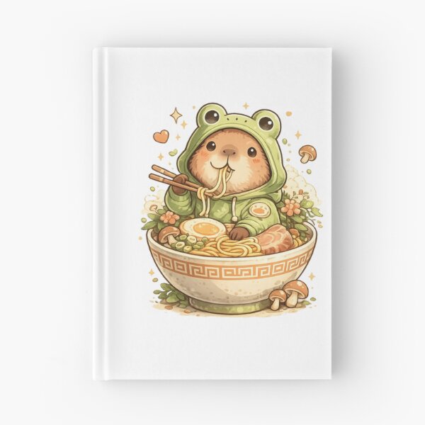 Item preview, Froggy Capybara Ramen | Cute Kawaii Food Lover Animal Design designed and sold by JA-1994.