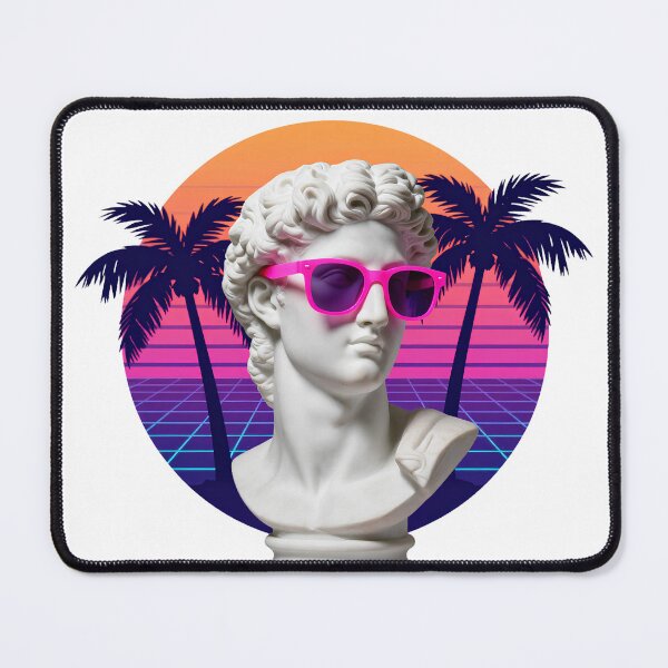 Item preview, Vaporwave David Statue Retro 80s Aesthetic designed and sold by Gallery-yuuna .
