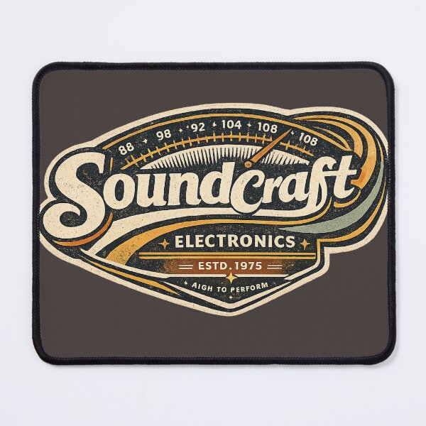 Item preview, SoundCraft Electronics - Retro Hi-Fi Design designed and sold by JustResultsCo.