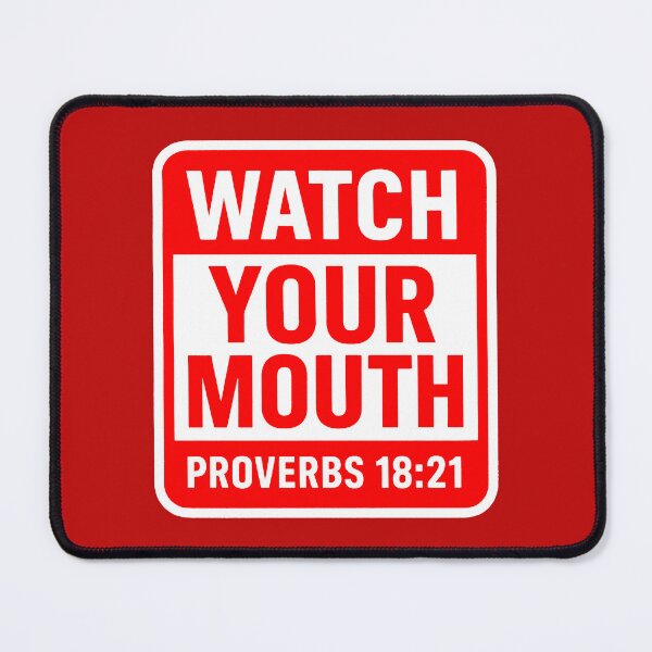 Item preview, Proverbs 18:21 Watch Your Mouth designed and sold by plushism.