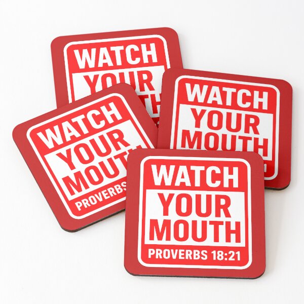Item preview, Proverbs 18:21 Watch Your Mouth designed and sold by plushism.