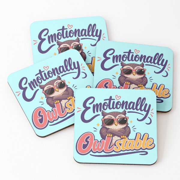 Item preview, Búho emocionalmente estable designed and sold by Creative Owlet.